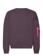 Alpha Industries Alpha Essentials Rl Sweater Lila