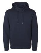 Selected Homme Slhemanuel Soft Hood Sweat Noos Marinblå