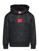 Hugo Kids Hooded Sweatshirt Svart