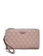 GUESS Yarmilla Slg Dbl Zip Organizer Beige