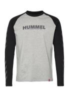 Hummel Hmllegacy Blocked T-Shirt L/S Grå