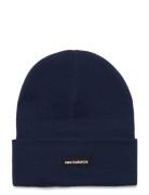 New Balance Linear Knit Cuffed Beanie Marinblå