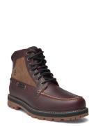 Timberland Britton Road Mid Lace Up Boot Burgundy Full Grain Brun