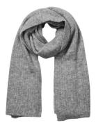 Selected Femme Slfmaline Lano Knit Scarf Noos Grå