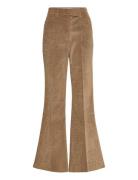 REMAIN Birger Christensen High Waist Flared Pants Brun