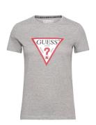 GUESS Jeans Ss Cn Original Tee Grå