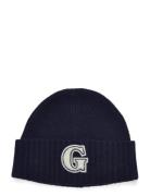 GANT G Badge Beanie Beanie Marinblå