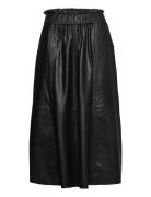 DEPECHE Deadep Long Skirt Svart