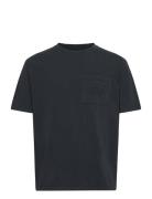 Nikben Nb Over Dyed Pocket T Shirt Black Svart