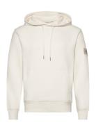 Calvin Klein Jeans Badge Hoodie Kräm