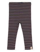 Petit Piao Legging Modal Striped Brun