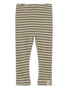 Petit Piao Legging Modal Striped Grön