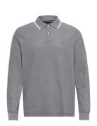 Tommy Hilfiger L/S Oxford Tipped Reg Polo Marinblå