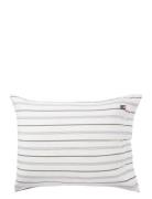 Lexington Home Striped Cotton Poplin Pillowcase Vit