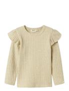 Lil'Atelier Nmfniva Kio Ls Slim Top Lil Beige