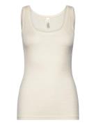 Lindex Camisole Merino Wool Kräm