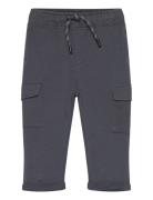 Mango Cotton Jogger Cargo Trousers Grå