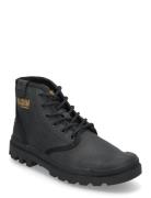 Palladium Pampa Hi Coated Svart