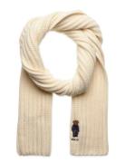 Polo Ralph Lauren Polo Bear Rib-Knit Scarf Kräm