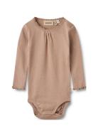 Wheat Rib Body L/S Lotta Beige