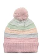 Lindex Beanie Rainbow W Pompom Rosa