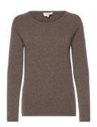 Rosemunde Rwlaica Ls O-Neck Raglan Pullover Brun