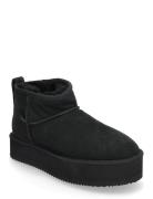 Rosemunde Rhbrisbane Shearling Plateau Boots Svart