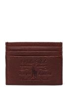 Polo Ralph Lauren Heritage Leather Card Case Brun