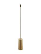 Globen Lighting Floor Lamp Rib Brushed Steel Guld