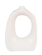 House Nordic Gunh - Vase, Ceramic, White, 19X9X28,5 Cm Vit