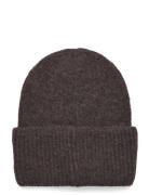 Gina Tricot Rib Beanie Brun