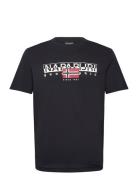 Napapijri Aylmer Short Sleeve T-Shirt Marinblå