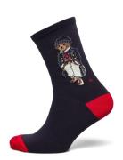 Polo Ralph Lauren Polo Bear Cotton-Blend Trouser Socks Marinblå