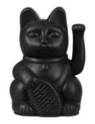 Donkey Waving Cat - Maneki-Neko Mini Lucky Cat Svart