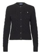 Polo Ralph Lauren Cable-Knit Wool-Cashmere Cardigan Svart