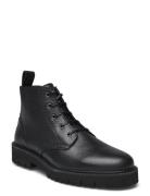 S.T. VALENTIN Lightweight Nsb Combat Boot - Black Grained Svart