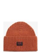 Superdry Workwear Nep Knitted Beanie Orange