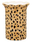 Anna + Nina Leopard Vase Brun