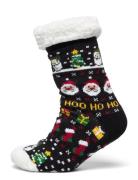 Christmas Sweats The Happy Cozy Sock Svart