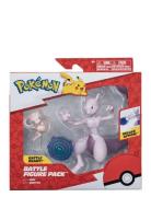 Pokemon Pokemon Figure Set 2 Pk Mewtwo And Mew Multi/patterned