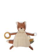 Filibabba Comfort Blanket With Teether - Freya The Fox Beige