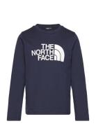 The North Face Teen Easy L/S Tee Marinblå