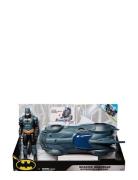 Batman Batman Batmobile W. 30 Cm Figure Multi/patterned