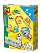SES Creative My First - Lacing Wooden Animals Multi/patterned