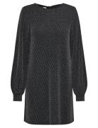 ONLY Onlcarol L/S Glitter Bow Dress Jrs Svart