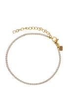 By Jolima Cloé Tennisbracelet Guld