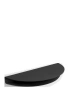 MOEBE Half Moon Shelf, Black, Large Svart