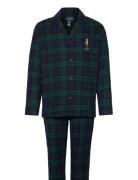 Polo Ralph Lauren Underwear Polo Bear Plaid Flannel Pajama Set Marinbl...