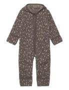 Huttelihut Pram Suit Ears Soft Wool Brun