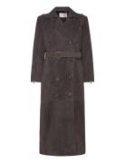 Gestuz Samanthagz Long Jacket Brun